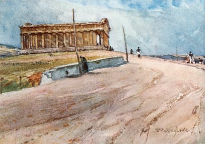 北西のテセウス神殿 作： John Fulleylove